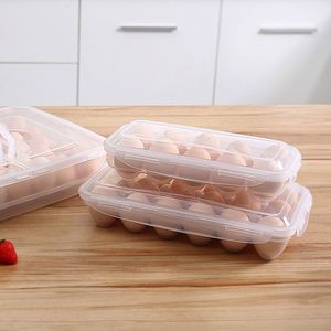 2026 PP Rectangle Multi Compartment Egg Storage <b>Container</b> Tray Ecofriendly Food Storage <b>Refrigerator</b> Preservation Wholesale - Product Image 3