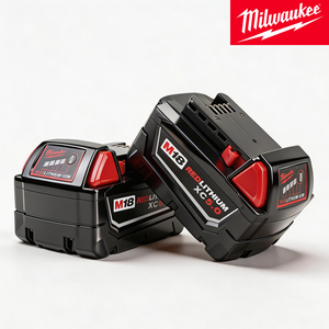 Milwaukee M18B5 M18 REDLITHIUM XC5.0 18V 5.0Ah Lithium-accu met LED-stroomindicator voor draadloze gereedschappen - Product Image 3