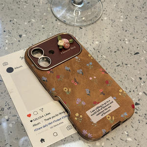 Custodia <span class=keywords><strong>per</strong></span> <span class=keywords><strong>telefono</strong></span> in pelle di lusso Premium con motivo floreale <span class=keywords><strong>mare</strong></span> custodia antiurto <span class=keywords><strong>per</strong></span> iPhone 16 15 14 Pro <span class=keywords><strong>Cover</strong></span> Max - Product Image 4