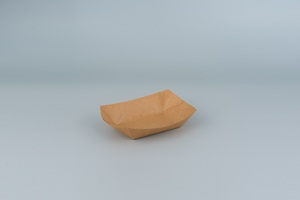 Disposable Kraft Food Paper Boat Shape Hot <strong>Dog</strong> Snack French Fries Tray - Product Image 5