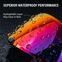 Nouveau Visor de Casque Moto HJ-20M C70 Photochromique Auto-Teintant Anti-Buée Anti-Pluie Anti-Vent en PC à Dégagement Rapide