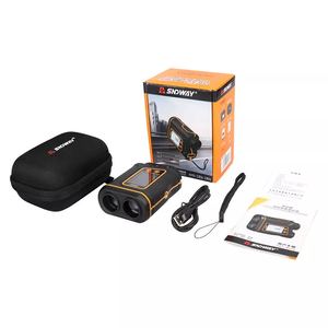 2022 SNDWAY SW-1500B เครื่องวัดระยะด้วยเลเซอร์แบบชาร์จไฟได้ 1500 ม. พร้อมหน้าจอสัมผัสกันน้ำ IP54 บันทึกข้อมูลพื้นที่/การวัดความสูง - Product Image 2
