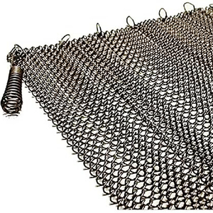 Curtain Fire Mesh Decorative Screen Safety Spark <strong>Guard</strong> Metal Fireplace Accessory Set with 3mm-10mm Mesh Customizable Color - Product Image 4