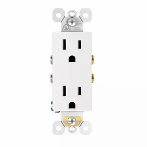 Tiêu chuẩn Mỹ Nhà Máy Giá kép Surge-proof Tường Ngoài Trời ổ cắm PVC chúng tôi receptacle cho công nghiệp văn phòng sử dụng 15A đánh giá 2 - Product Image 1