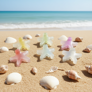 Fermaglio per capelli Jelly Starfish Claw Clip da 9 cm per donne e ragazze, accessori per capelli alla moda - Product Image 3