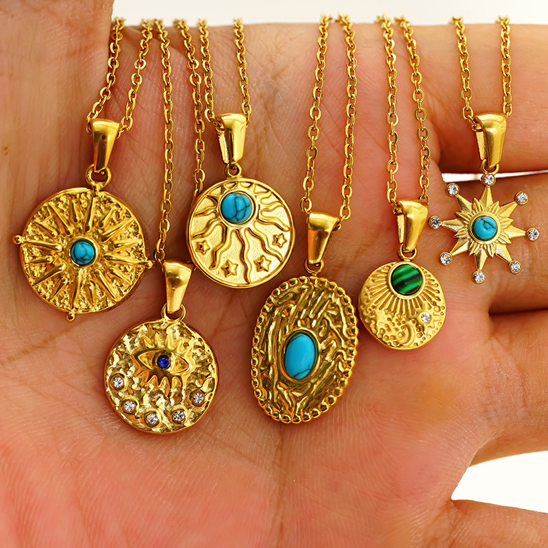 natural stone large pendant