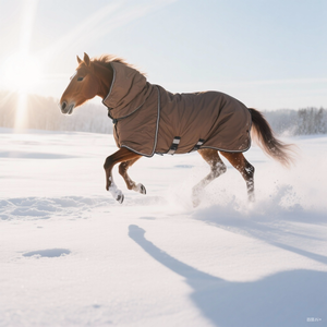 OEM disesuaikan Kombo leher kuda berkuda karpet berkuda musim dingin selimut hangat melawan angin salju - Product Image 6
