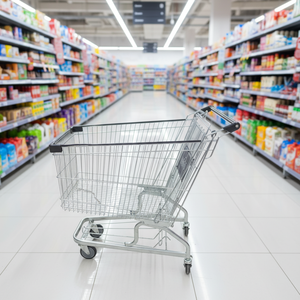 Chariot de courses pliable Youbang de style allemand 180L <span class=keywords><strong>en</strong></span> acier avec roues <span class=keywords><strong>en</strong></span> PU, poignée antirouille, pratique, pour les enfants de 6 à 12 ans - Product Image 3