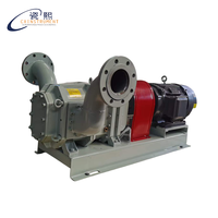 Pompe à rotor en caoutchouc auto-amorçante, anti-colmatage, à débit réversible pour boues, milieux à haute viscosité (gaz, liquide, solide)