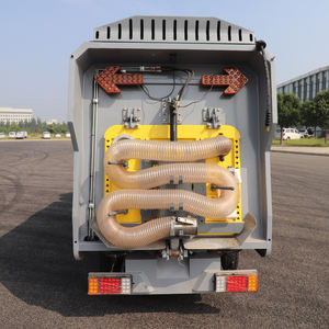 รถบรรทุกกวาดถนนไฟฟ้าพร้อมถังขยะ3M ³ เป็นมิตรกับสิ่งแวดล้อม - Product Image 5