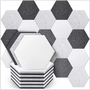 Nuovo prodotto lancio Multi-Purpose spazio modulare sistema acustico Home Theater acustica piastra esagonale parete decorativa collisione - Product Image 1