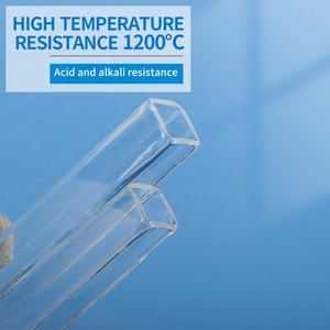 Индивидуальные прозрачные различные размеры прямоугольной кварцевой трубки квадратной кварцевой стеклянной трубки - Product Image 4