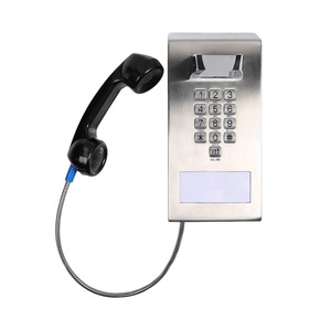 Teléfono de oficina interior/exterior SUS304 resistente a la intemperie Certificación CE ETL para teléfonos con cable - Product Image 2