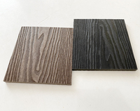 Revêtement mural en bois composite WPC, panneaux latéraux composites, panneau de couverture en bois plastique, panneau solide extérieur, panneau 3D en relief, imperméable