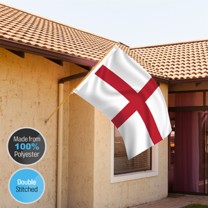 Pronto per la spedizione all'ingrosso a buon mercato singolo strato 3 x5ft 68D 100% poliestere con 2 occhielli bandiera nazionale Inghilterra consegna veloce - Product Image 6