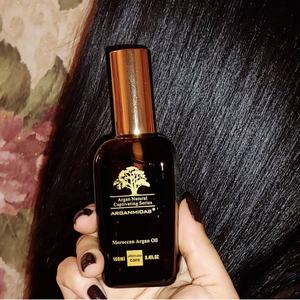Arganmidas Suero de aceite de argán orgánico 50ml Tratamiento para el cuidado del cabello para uso doméstico Reparación Rebonding Shine Aceite para el cabello marroquí - Product Image 3