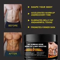 NOUVEAU TOP Crème Chauffante Stimulante pour la Transpiration, Sculptante, Anti-Cellulite, pour l'Entraînement, Raffermissante et Amincissante pour Abdomen, Fessiers et Cou