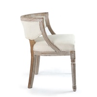 5KS26580 Anji kaeihomeland caoutchouc bois KSF25001 coton lin tissu cuisine salle à manger chaise en bois Styles
