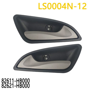 มือจับประตูด้านใน Justice รุ่น LS0004N-12 สำหรับรถยนต์ฮุนได HB20 ปี 2012-2019 สีเทา - Product Image 5