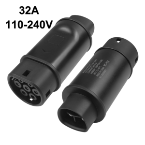 Adaptateur de charge <span class=keywords><strong>Tesla</strong></span> vers Type 2 EV 32A 110-240V Connecteur EV portable pour véhicules électriques aux normes européennes - Product Image 2