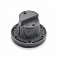 Auto-USB-Ladebuchse zur Wandmontage Typ A Ladeanschluss mit Flansch und Sicherungsmutter aus ABS-PC-Kunststoff 12V Kfz-Steckdose
