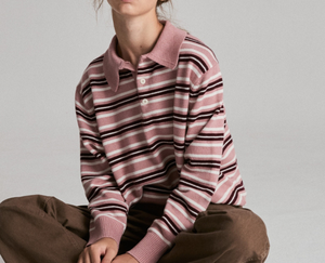 <span class=keywords><strong>Pull</strong></span> en tricot pour <span class=keywords><strong>femme</strong></span> personnalisé, <span class=keywords><strong>rose</strong></span>, style <span class=keywords><strong>vintage</strong></span> américain, imprimé lettres, coton lourd, col rond contrasté - Product Image 2