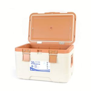 50L Large Capacity Modern PP <b>Material</b> Waterproof Camping Travel Fishing Food <b>Cooler</b> Box Multifunctional Ice Box - Product Image 4