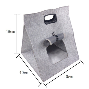 Niedliches Filz-Haustier bett Weiches Katzen höhlen-/Katzen bett Hochwertige Haustier betten und Zubehör Bett-und Matten bezüge für Kleintiere Opp Bag - Product Image 3