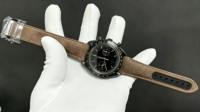 Montre de luxe haut de gamme pour homme, boîtier en céramique, bracelet en cuir, style hip-hop, sportive, 42 mm, verre saphir, mouvement mécanique, charme
