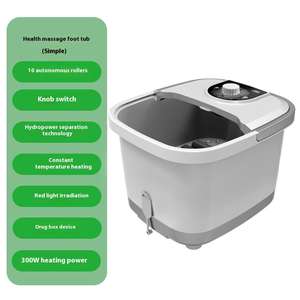 Alta Qualidade Portátil Dobrável Banheira De Plástico Banho De Pés Personalizado com Design Engrossado Sturdy <span class=keywords><strong>New</strong></span> Foldable Basin Footbath Basin - Product Image 4