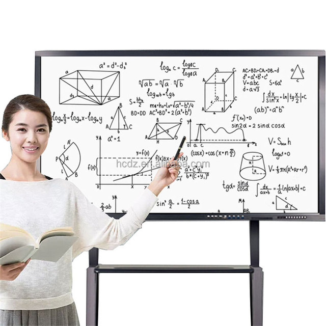 110 100 85 75 65 55 Inch 4k Multi Touch Screen Monitor Interactive Board Smart Digital Display Board