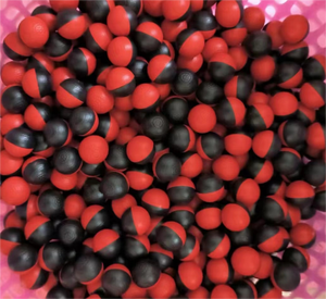 Boules de poudre personnalisables multicolores de calibre 0.68 5% avec coque PLA pour l'autodéfense - Product Image 1