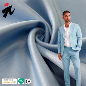Tissu satiné 100% polyester à prix de gros pour la décoration de robes de mariée - Product Image 1