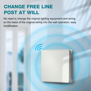 Độ nhạy cao 433Mhz căn hộ khách sạn hộ gia đình thương mại chuyển đổi không dây 433MHz không dây điều khiển từ xa thông minh chuyển đổi - Product Image 5