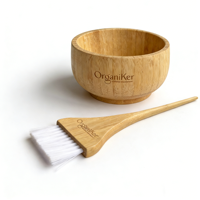 Ensemble de bols à teinture en bois professionnels pour salon de coiffure avec logo personnalisé, outil de coiffure, outils de nettoyage domestiques, brosse de nettoyage pour la maison et le jardin