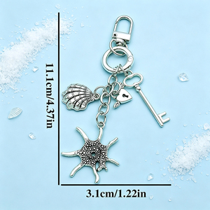 Porte-clés en alliage de zinc moulé sous pression, poisson 3D, créature marine, porte-clés en métal, couleur émail personnalisée, cadeau promotionnel touristique - Product Image 4