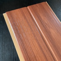 Panneau mural en PVC laminé avec design bois/marbre/texturé pour la décoration intérieure