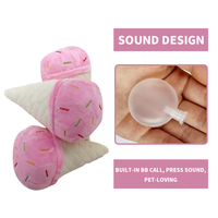 Source d'usine Fournitures pour animaux de compagnie Chien en peluche jouet sonore Mignon Pizza pain Fournitures pour animaux de compagnie Jouet Chat amusant jouets grinçants pour chien