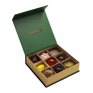 Tùy Chỉnh Màu Sắc Sang Trọng Đảng Mời Ủng Hộ Ngọt Ngào Đám Cưới Sô Cô La Biểu Tượng Bao Bì Kẹo Vuông Từ Hộp Quà Tặng Bán Buôn - Product Image 6