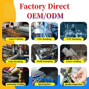 OEM Customized High <strong>Precision</strong> Stainless Steel Sheet Metal Fabrication for Welding/Laser Cutting <strong>Parts</strong> ISO9001 Certified Outdoor - Product Image 3