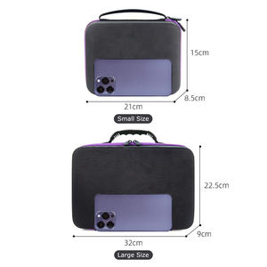 Bolsa de almacenamiento de aceite esencial de EVA de color personalizado de gran tamaño para viajes que llevan inserto de espuma 60 botellas estuche de 10ml - Product Image 4