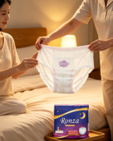 Sous-vêtements respirants, culottes menstruelles, protection contre les fuites, pour flux abondant, ultra fines, culottes menstruelles jetables