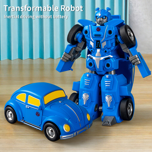 Coche de juguete para niños, <span class=keywords><strong>Robot</strong></span> de deformación, juguetes, Autobots Manual de transformación, conducción inercial, no requiere batería, modelo de coche de juguete para niños - Product Image 2