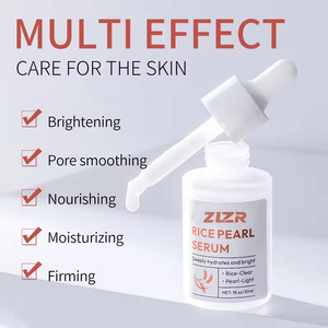 Wholesale Natural Organic Glow Liquid <b>Face</b> Care Whitening Serum with Hyaluronic Acid Dark Spot & Pearl Rice Formula - Product Image 5