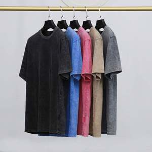 เสื้อยืดผ้าฝ้าย100% หนา250ก. สำหรับผู้ชายเสื้อยืดโอเวอร์ไซส์แขนสั้นขนาดใหญ่พิเศษสำหรับผู้ชาย - Product Image 2