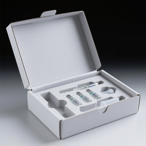 Boîte de cadeaux en papier ondulé épais Base pliante et couvercle Boîte ondulée kraft vide imprimée en <span class=keywords><strong>rouge</strong></span> pour chemises - Product Image 6