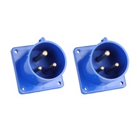 Prise industrielle femelle fixe ZNG-623, 3 broches, 230V 32A, pour appareil électroménager