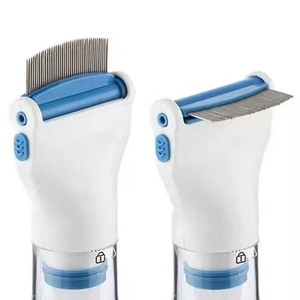 Wholesale <strong>Electric</strong> Cat Dog Hair Lice Cleaning Stainless Steel Grooming <strong>Comb</strong> Pet <strong>Flea</strong> Lice Removal <strong>Comb</strong> - Product Image 6
