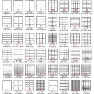 Etiquetas Autoadhesivas Imprimibles por Inyección de Tinta Personalizadas, Vinilo Removible, Troqueladas, Hoja Blanca, Columna A3 A4, Papel Adhesivo Brillante y Mate - Product Image 5
