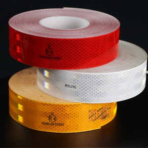 Желтая Алмазная светоотражающая лента RTLITE E8, светоотражающая лента для безопасности дорожного движения, автоматическая Светоотражающая клейкая лента - Product Image 6